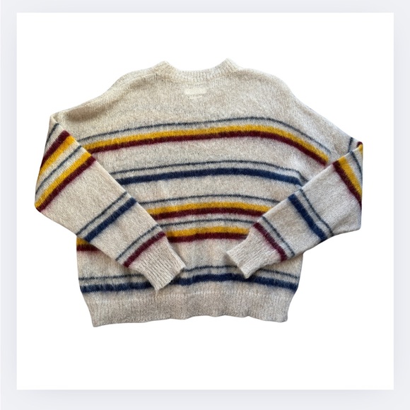 Isabel Marant Étoile “Drussel” Striped Mohair-Wool Sweater - Picture 4 of 6